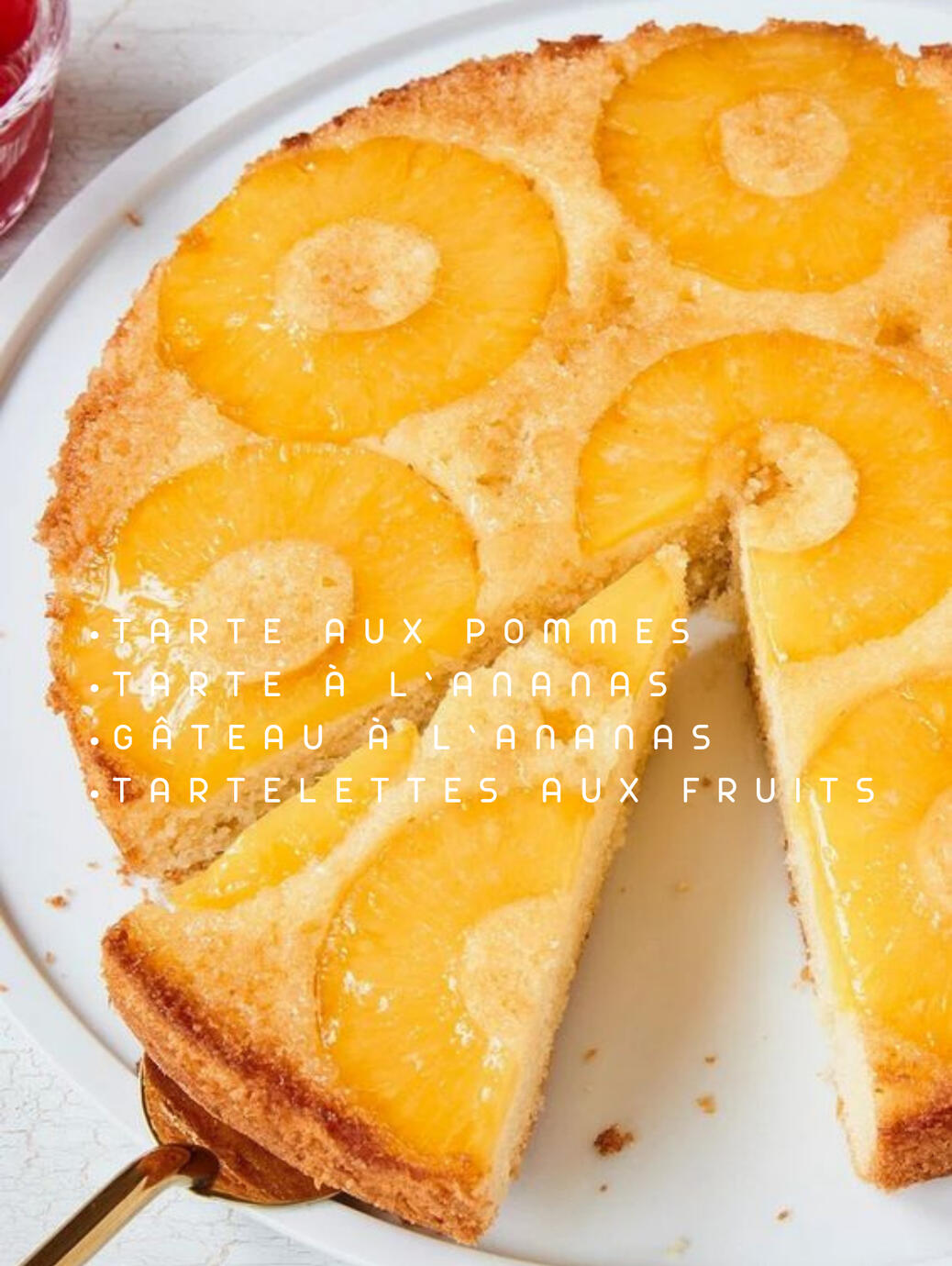 Tarte et gâteau - 5.000 FCFA (à partir de)