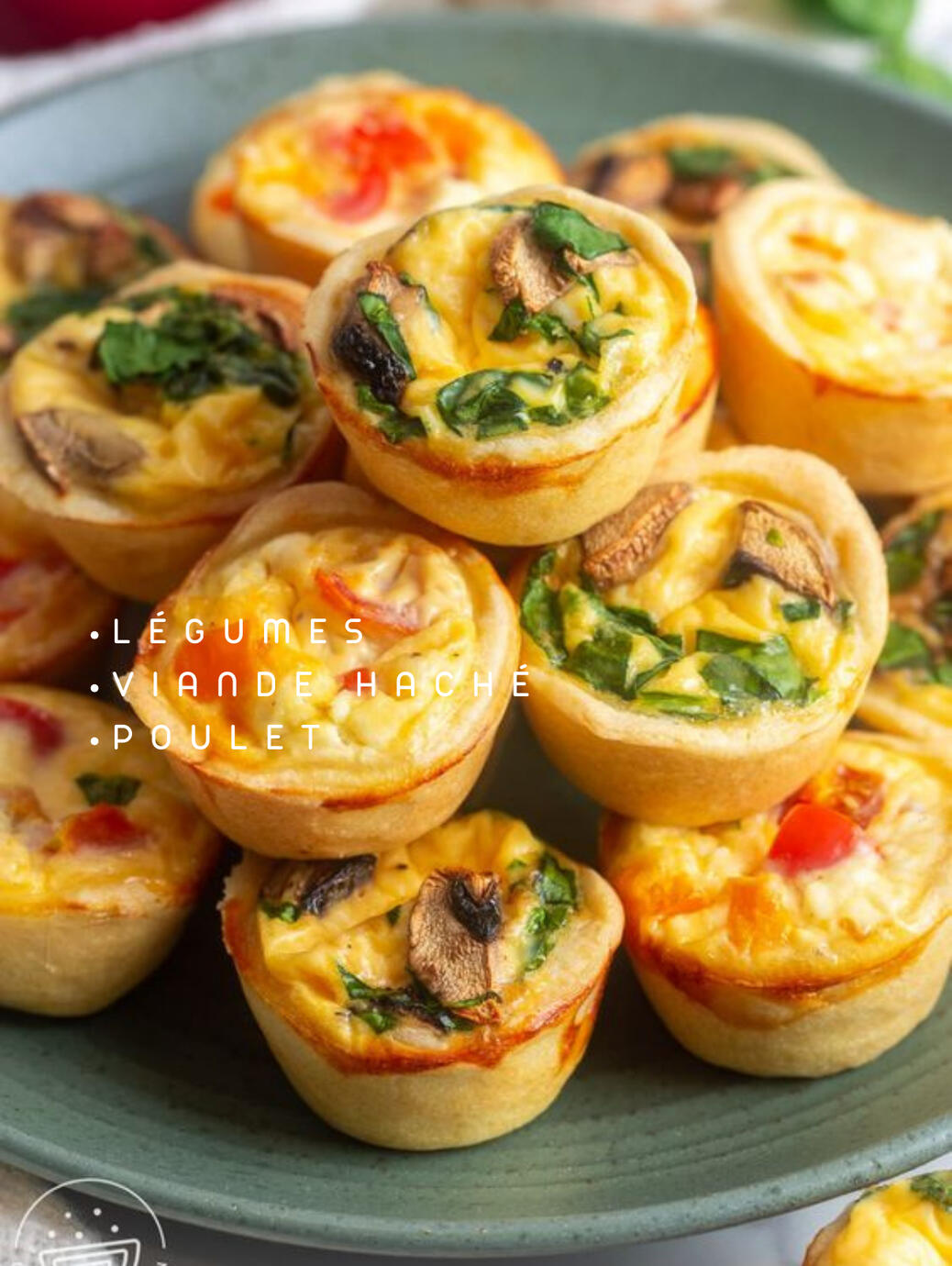 Quiche - 4.500 FCFA (10 pièces)